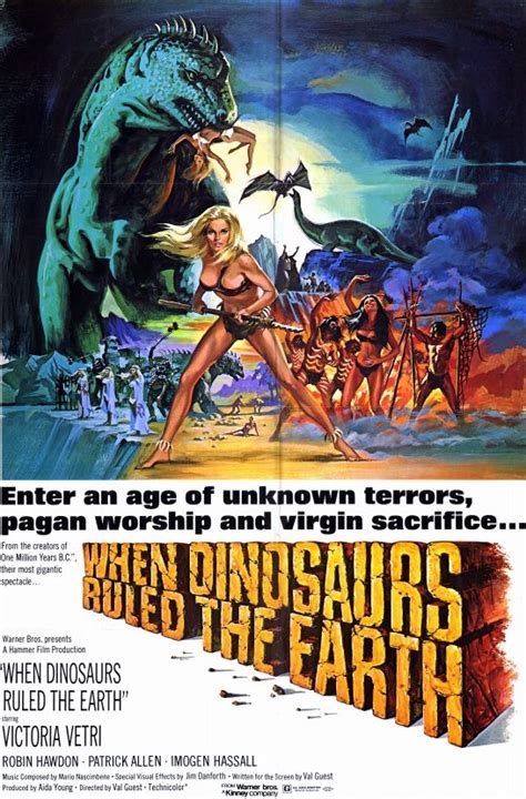 Hubbs Movie Reviews When Dinosaurs Ruled The Earth Uk 1970