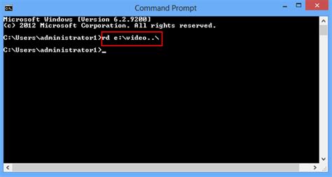 how to create open and delete a folder using command prompt