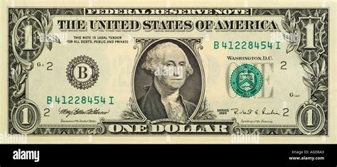 ein dollar schein stockfoto bild  alamy