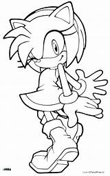 Sonic Amy Coloring Pages Knuckles Rose Tails Super Shadow Color Hedgehog Print Printable Getcolorings Getdrawings Classic Colorings Template sketch template