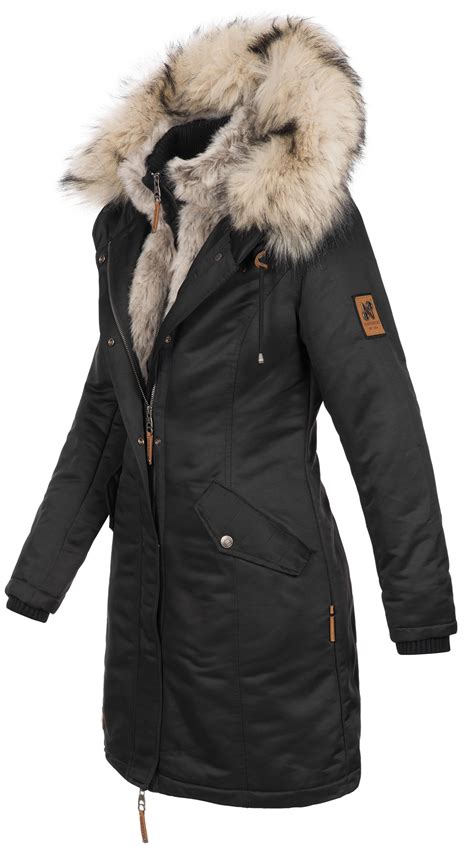 navahoo premium womens winter jacket parka coat winter jacket warm faux fur  ebay