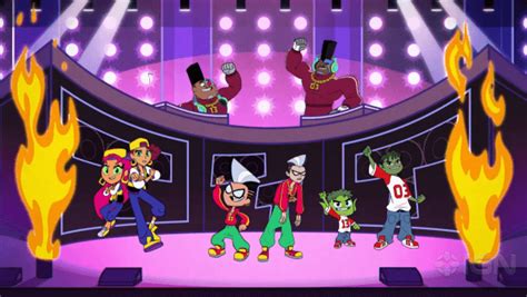 watch a musical number from teen titans go vs teen titans