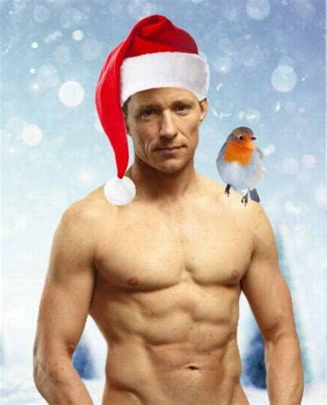 gmb s ben shephard causes meltdown with his half naked christmas card