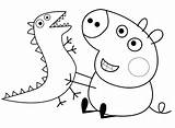 Peppa Pig Coloring Pages Print Color sketch template