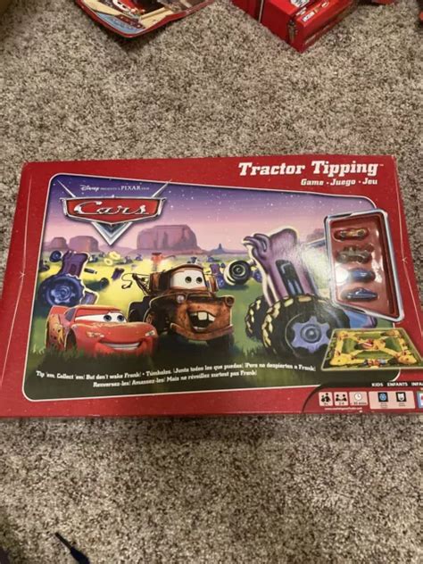 disney pixar cars tractor tipping board game complete  picclick