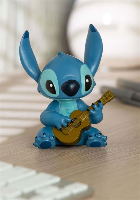 disney stitch  guitar mini figurine