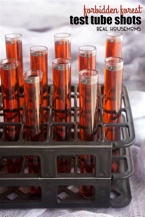 scare up some fun at your halloween party with these forbidden forest test tube shots all