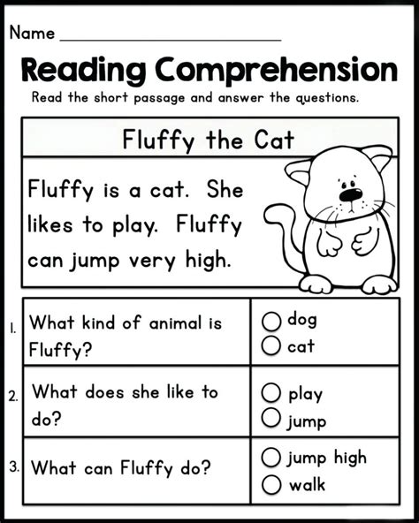 february reading comprehension kindergarten reading worksheets