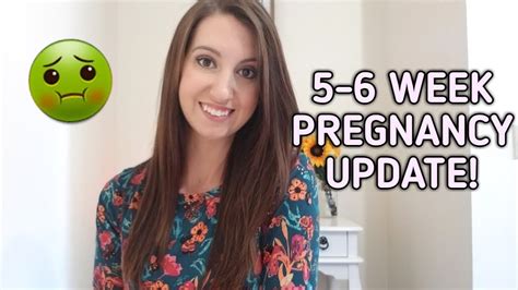 5 and 6 week pregnancy update first pregnancy erika ann youtube