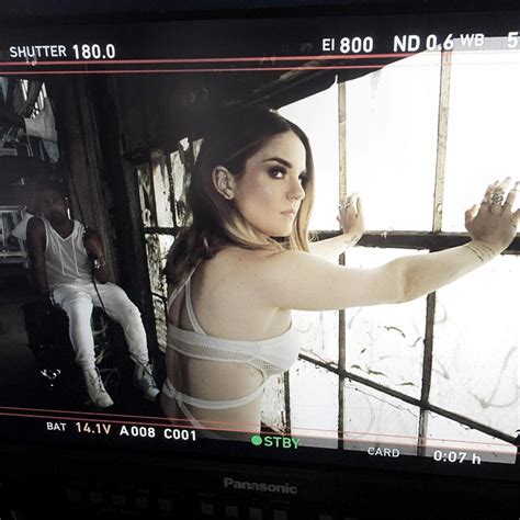 Joanna Jojo Levesque On The Set Of Her When Love Hurts Music Video 09
