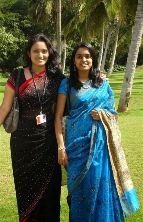 local indian college girls in saree hot styles photos