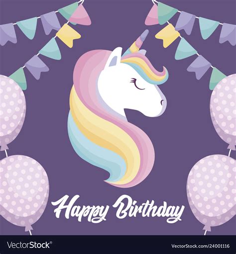 happy birthday unicorn images printable template calendar