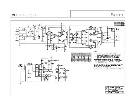 audio service manuals   sunn model  super schematic