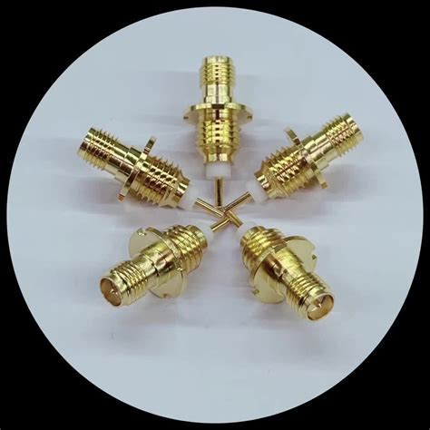 golden  angle rf coax connector sma long type  degree sma