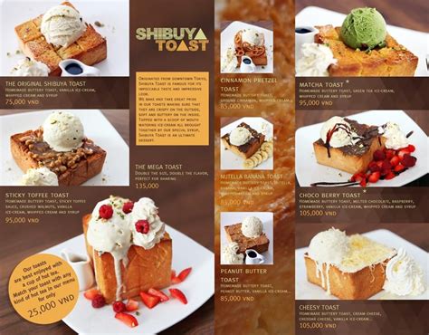 dessert menu attract customers to have that dessert with amazing and