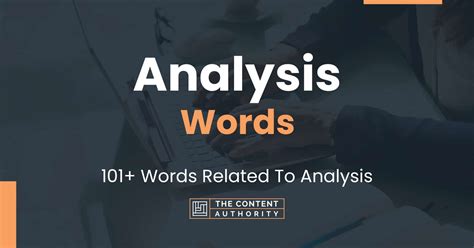 analysis words  words related  analysis