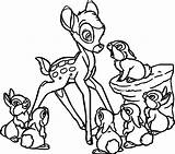 Bambi Coloring Pages Friends Wecoloringpage sketch template