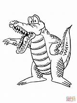 Cartoon Coloring Alligator Pages Gator Wallykazam Color Crocodile Getcolorings Alligators Drawing Colorings Getdrawings Gar Categories Printable sketch template