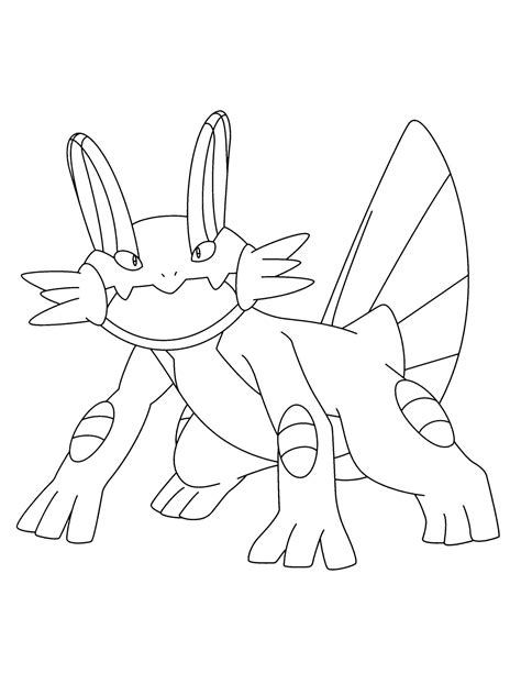 mudkip coloring page images
