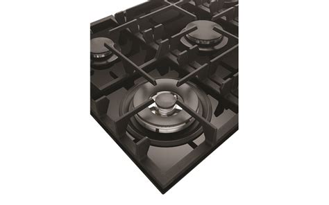 90cm 5 Burner Glass Gas Cooktop With Side Controls Ehg953ba