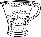Coloring Vaso Pottery Antigo Tudodesenhos sketch template