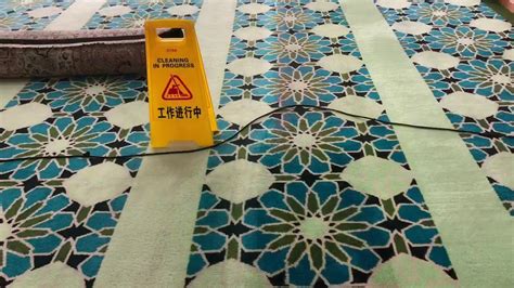 carpet cleaning masjid jubli perak youtube