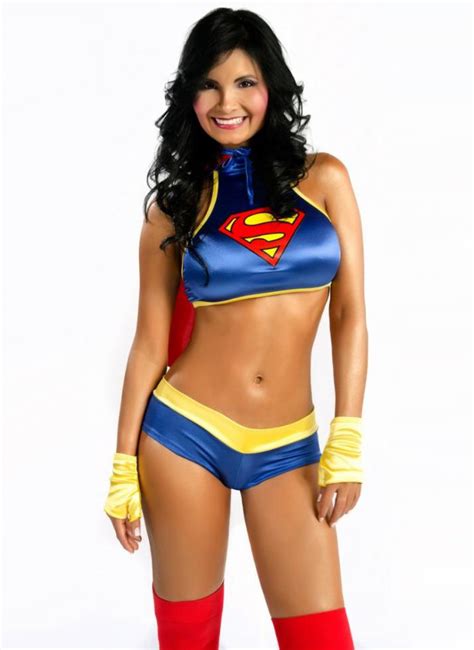 Sexy Two Pieces Supergirl Cosplay Costume For Party [16060301] 42 99