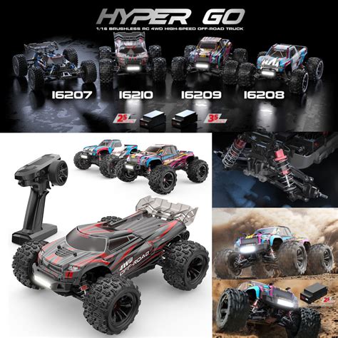 wgoup hyper  mjx   brushless rc wd high speed  road buggy truck