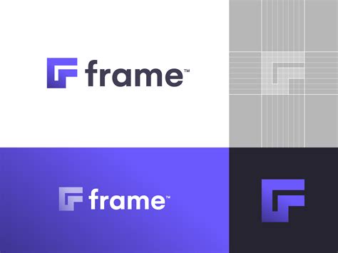 frame logo design  jeroen van eerden  dribbble