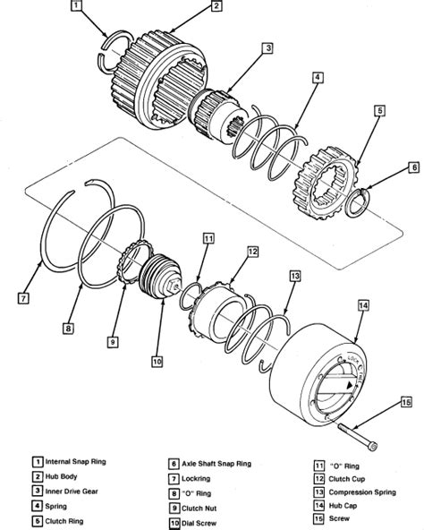 qa   remove front hub    chevy manual locking hub assembly guide