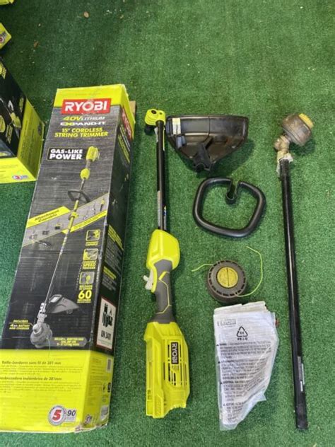 Ryobi Ry40250 40 Volt Cordless Attachment Capable String Trimmer Tool