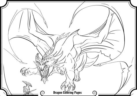 scary dragon coloring pictures realistic dragon coloring pages