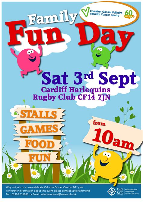 family fun day sat  sept transforming cancer services