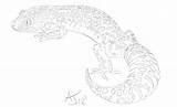 Gecko Leopard Drawing Getdrawings Traced Base sketch template