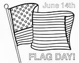 Coloring Flag Pages June Print Printable Size sketch template