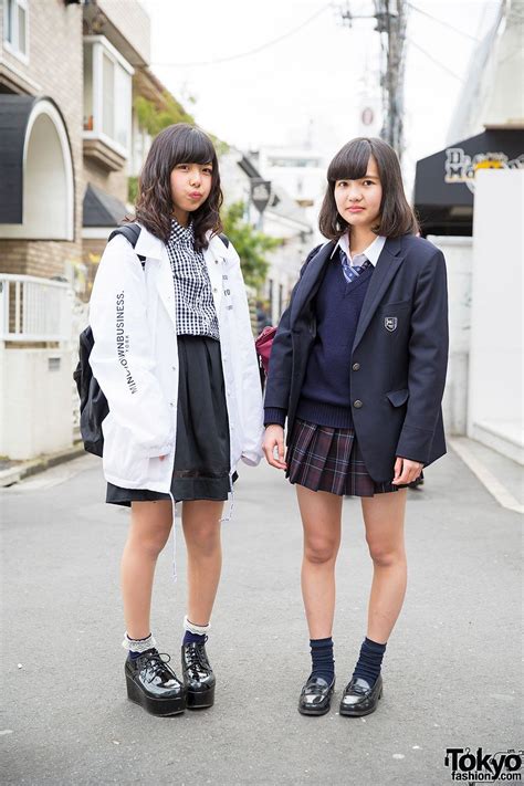 japan school girl street