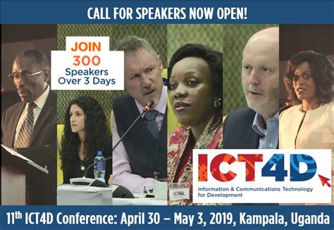 the ict4d conference 2019 call for speakers