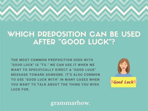 good luck easy preposition guide helpful examples trendradars
