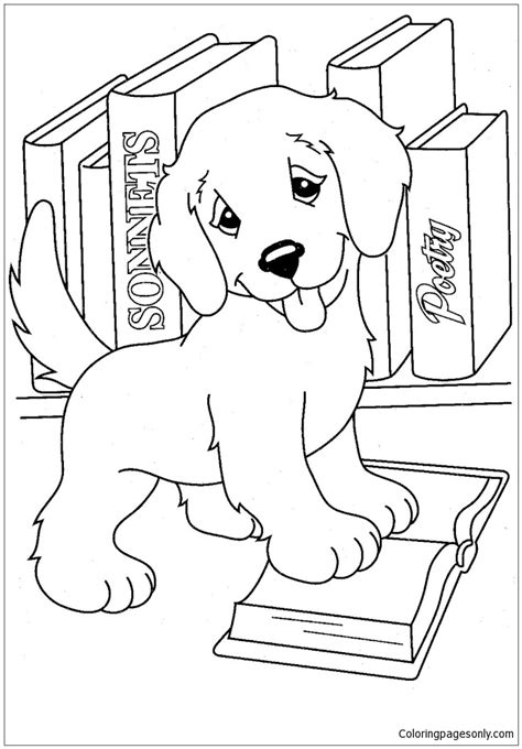 puppy love  coloring page  coloring pages