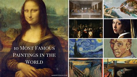 10 Most Famous Paintings In The World Youtube
