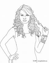 Swift Coloring Taylor Pages Curly Hair Printable Beyonce Sketches Print Color Clipart Celebrity Girls Getcolorings Book People Sketch Selena Gomez sketch template