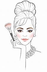 Maquillaje Ilustration Visage Gu Sunny Croquis Sunnygu Tips 도안 Musely sketch template