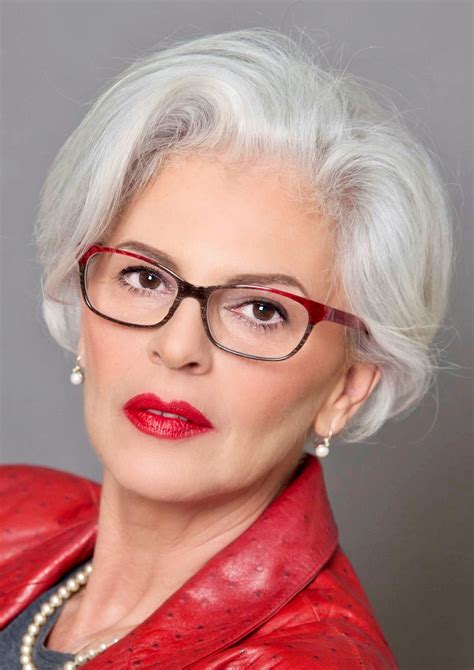 pin by chelin on eyewear grey hair and glasses haircut for older