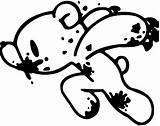 Gloomy Coloring Bear Kawaii Cute Running Designlooter Anime Fictional Snoopy Bears Racing Characters Drawings 04kb sketch template