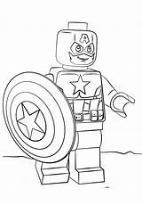 Coloring Lego Marvel Pages Comments sketch template