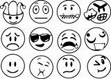 Emoticon Emoticons Wecoloringpage sketch template