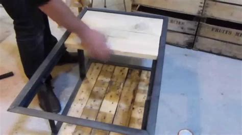 meuble fer bois industriel