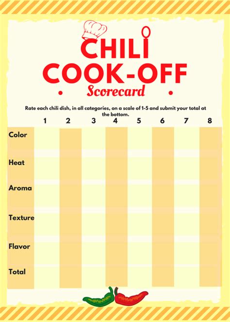 cook  chili cook  chili contest