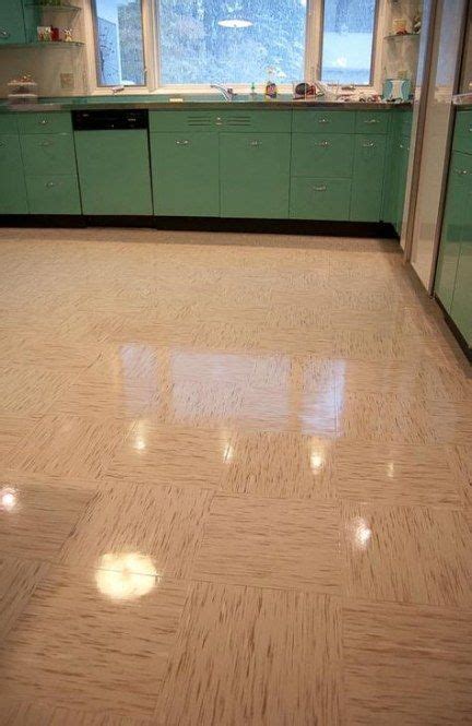 kitchen floor linoleum mid century ideas retro renovation vinyl