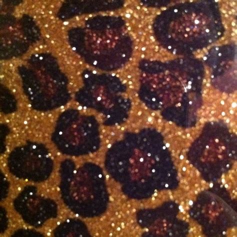 leopard glitter sparkle  meagzzzz pinterest
